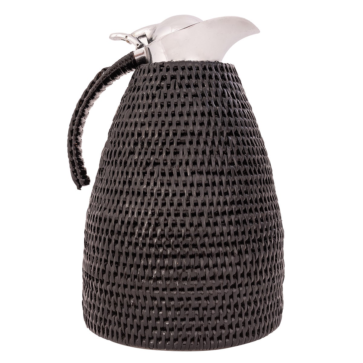 Artifacts Trading Company Rattan 1.5 Liter Stainless St Tudor Black